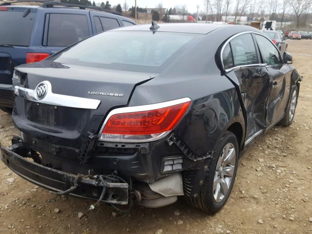 1G4GD5E30CF346341 - 2012 BUICK LACROSSE P BLACK photo 4