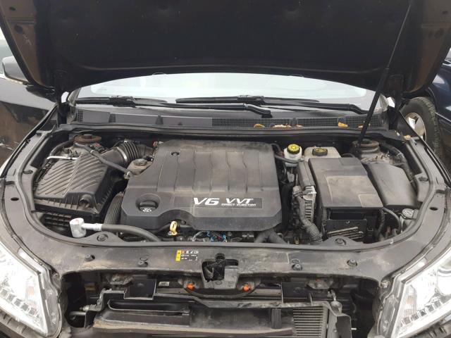 1G4GD5E30CF346341 - 2012 BUICK LACROSSE P BLACK photo 7