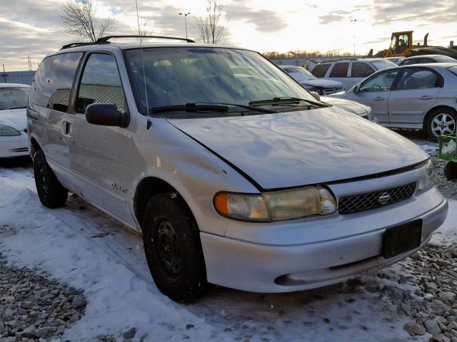 4N2ZN1113WD824868 - 1998 NISSAN QUEST XE SILVER photo 1