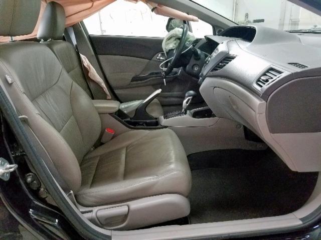 19XFB2F91CE337701 - 2012 HONDA CIVIC EXL 黑色 照片 5