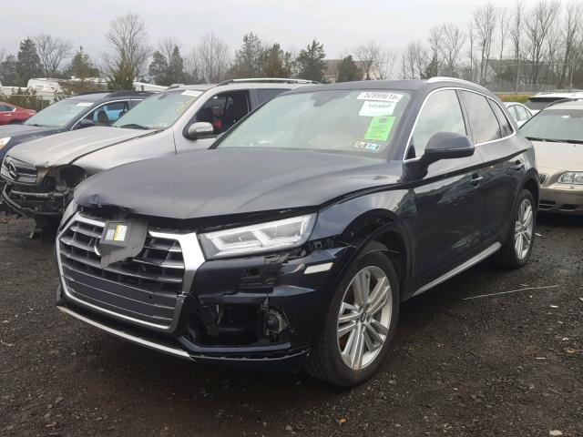 WA1CNAFY8J2040599 - 2018 AUDI Q5 PRESTIG BLUE photo 2