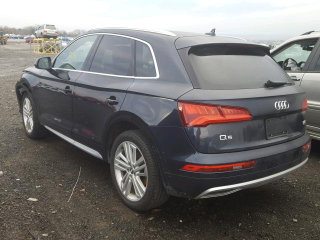 WA1CNAFY8J2040599 - 2018 AUDI Q5 PRESTIG BLUE photo 3