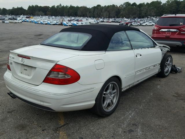 WDBTK72F39F262718 - 2009 MERCEDES-BENZ CLK 550 WHITE photo 4