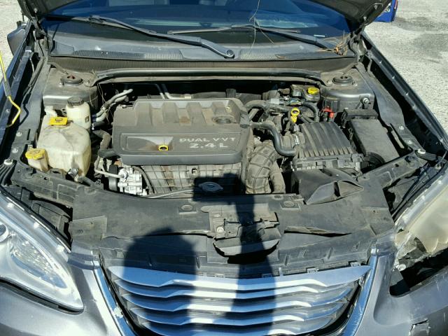 1C3CCBAB4CN320191 - 2012 CHRYSLER 200 LX GRAY photo 7