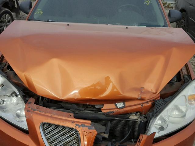 1G2ZH558964112202 - 2006 PONTIAC G6 GT ORANGE photo 7