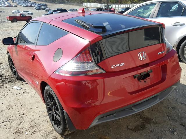 JHMZF1D43BS010374 - 2011 HONDA CR-Z BLACK photo 3