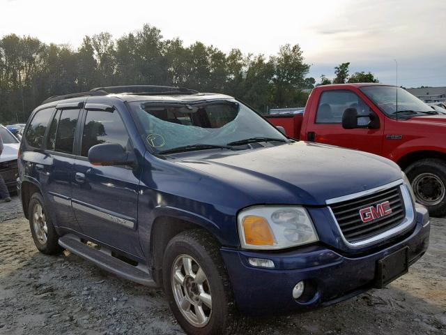 1GKDT13SX22467594 - 2002 GMC ENVOY BLUE photo 1