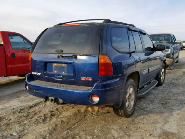 1GKDT13SX22467594 - 2002 GMC ENVOY BLUE photo 4