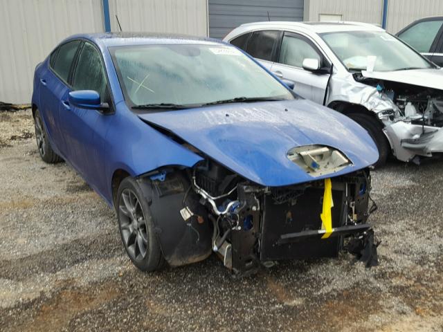 1C3CDFBA4DD219332 - 2013 DODGE DART SXT BLUE photo 1