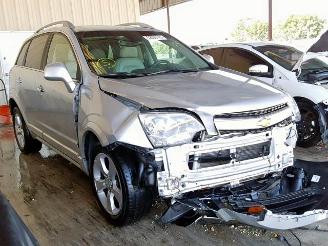 3GNAL4EK4ES585914 - 2014 CHEVROLET CAPTIVA LT SILVER photo 1