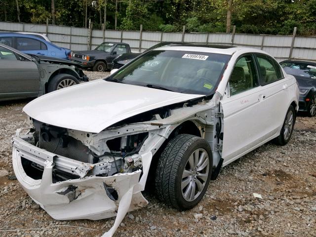 1HGCP2F85CA104811 - 2012 HONDA ACCORD EXL WHITE photo 2