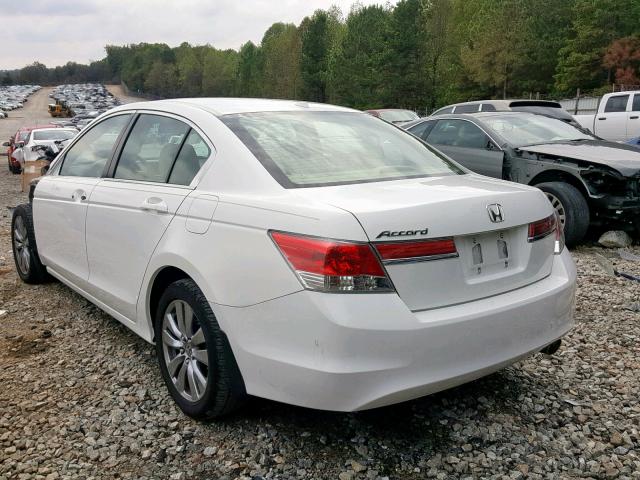 1HGCP2F85CA104811 - 2012 HONDA ACCORD EXL WHITE photo 3