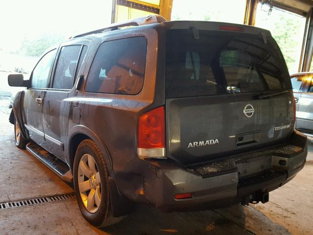 5N1AA0NC8AN602956 - 2010 NISSAN ARMADA SE GRAY photo 3