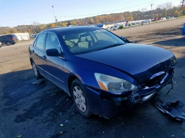 1HGCM56443A046259 - 2003 HONDA ACCORD LX BLUE photo 1