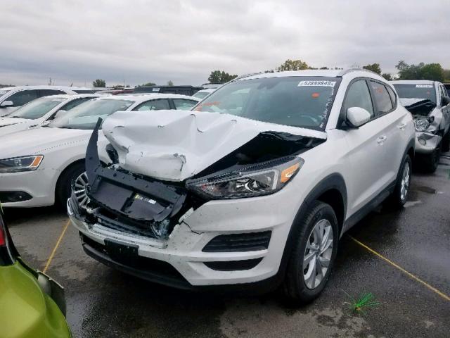 KM8J3CA40KU991075 - 2019 HYUNDAI TUCSON LIM WHITE photo 2