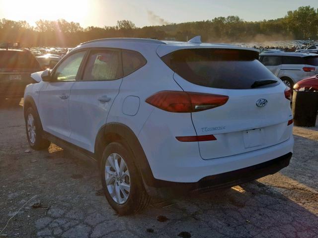 KM8J3CA40KU991075 - 2019 HYUNDAI TUCSON LIM WHITE photo 3