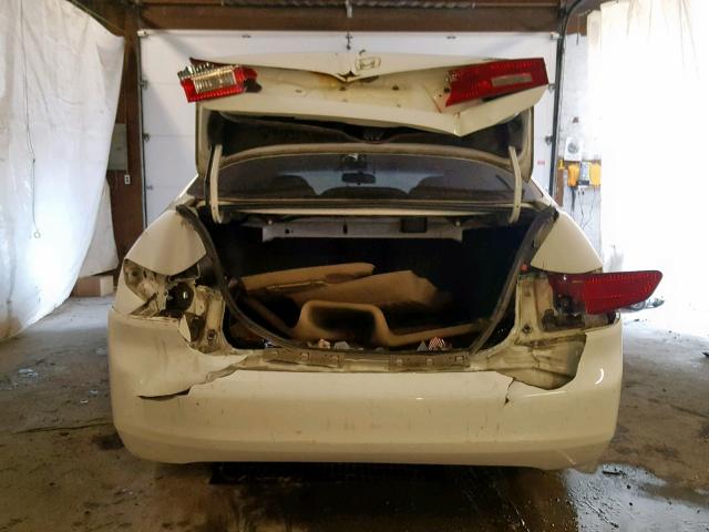 1HGCM66595A027577 - 2005 HONDA ACCORD EX WHITE photo 9