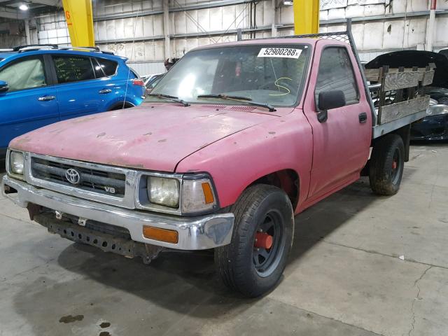 JT4RN81A0L5073164 - 1990 TOYOTA PICKUP 1/2 RED photo 2