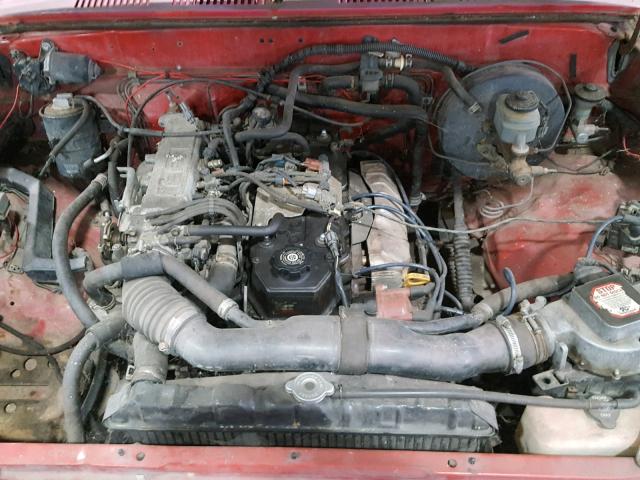 JT4RN81A0L5073164 - 1990 TOYOTA PICKUP 1/2 RED photo 7