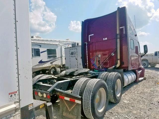 1XKFDP9X7EJ392777 - 2014 KENWORTH CONSTRUCTI MAROON photo 4