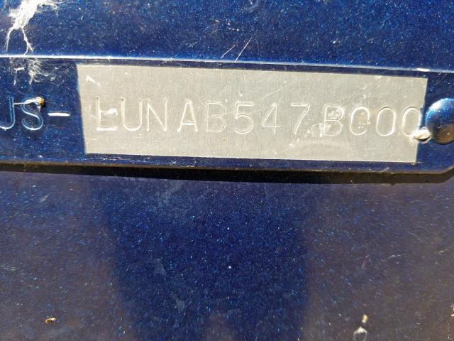 LUNAB547B000 - 2000 LUND BOAT W/TRL BLUE photo 10