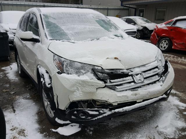 5J6RM4H70EL108610 - 2014 HONDA CR-V EXL WHITE photo 1