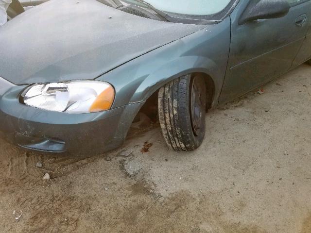 1B3EL46X42N325251 - 2002 DODGE STRATUS SE GREEN photo 9