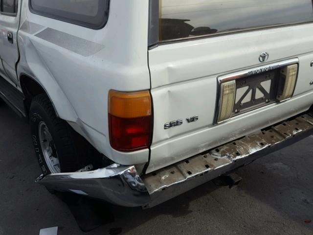 JT3VN29VXR0029279 - 1994 TOYOTA 4RUNNER VN WHITE photo 9