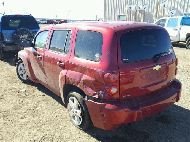 3GNBABFW0BS517170 - 2011 CHEVROLET HHR LT RED photo 3