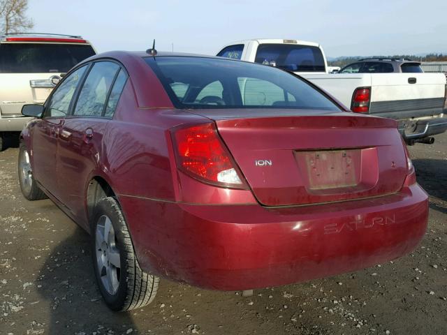 1G8AL55FX7Z176995 - 2007 SATURN ION LEVEL RED photo 3