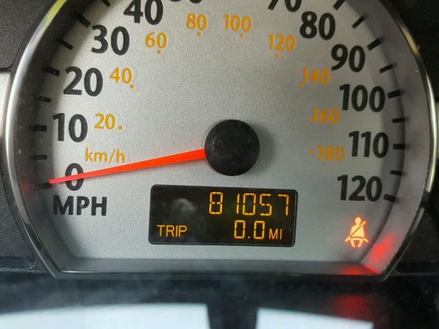 1G8AL55FX7Z176995 - 2007 SATURN ION LEVEL RED photo 8