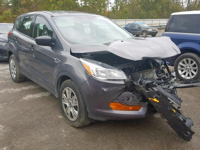 1FMCU0F71EUD70018 - 2014 FORD ESCAPE S GRAY photo 1