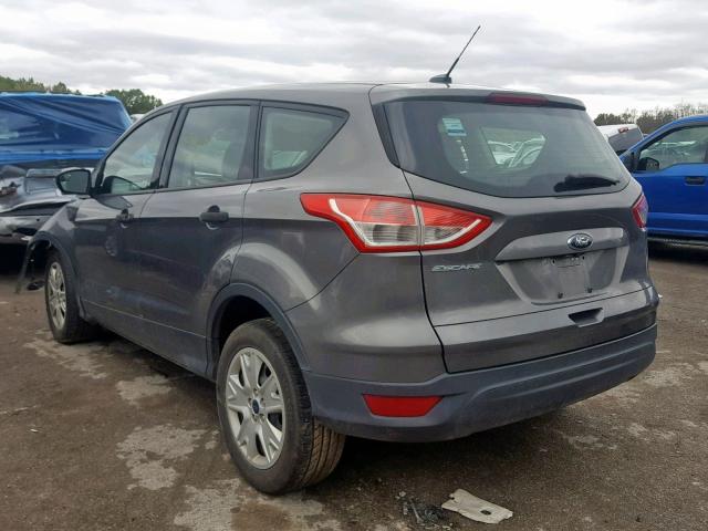 1FMCU0F71EUD70018 - 2014 FORD ESCAPE S GRAY photo 3