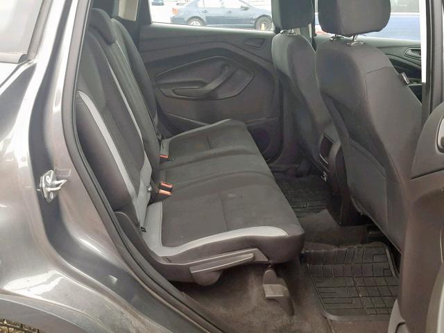 1FMCU0F71EUD70018 - 2014 FORD ESCAPE S GRAY photo 6