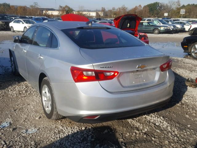 1G1ZB5ST2JF199162 - 2018 CHEVROLET MALIBU LS 银色 照片 3