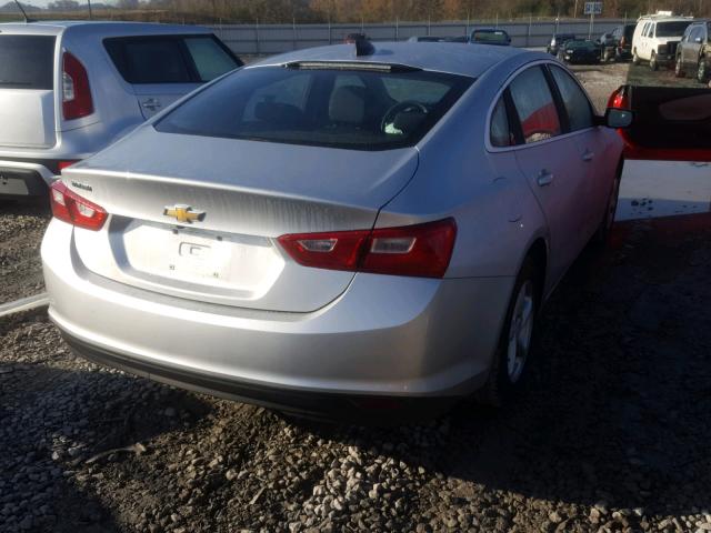 1G1ZB5ST2JF199162 - 2018 CHEVROLET MALIBU LS 银色 照片 4