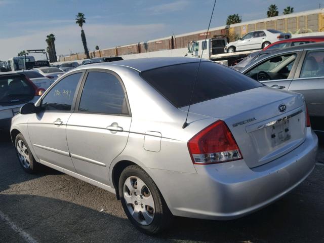 KNAFE222195664360 - 2009 KIA SPECTRA EX SILVER photo 3