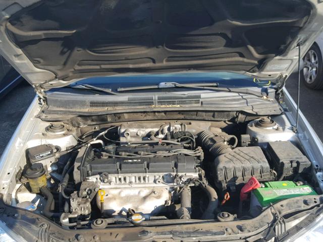 KNAFE222195664360 - 2009 KIA SPECTRA EX SILVER photo 7