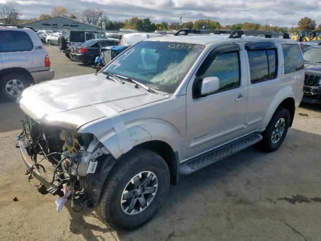 5N1AR18W95C715658 - 2005 NISSAN PATHFINDER SILVER photo 2