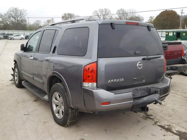 5N1AA0ND4EN608378 - 2014 NISSAN ARMADA SV CHARCOAL photo 3