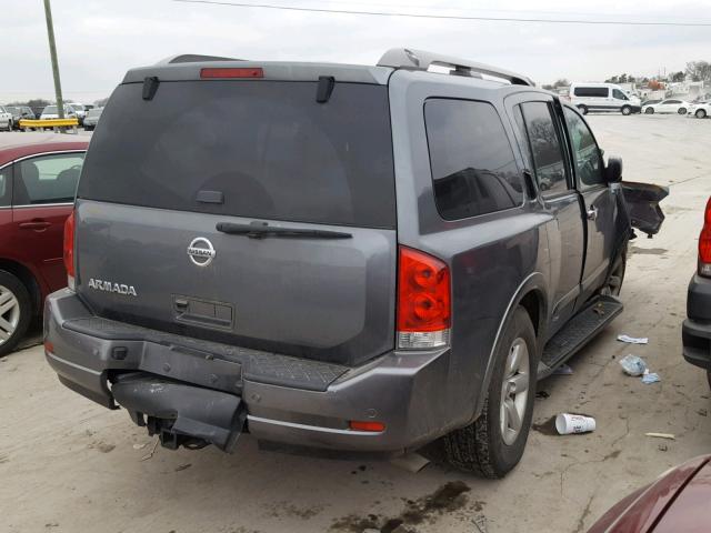 5N1AA0ND4EN608378 - 2014 NISSAN ARMADA SV CHARCOAL photo 4