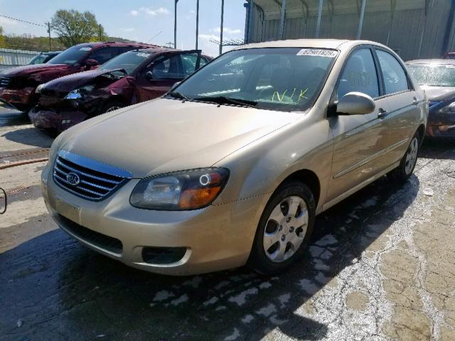 KNAFE221895662015 - 2009 KIA SPECTRA EX GOLD photo 2