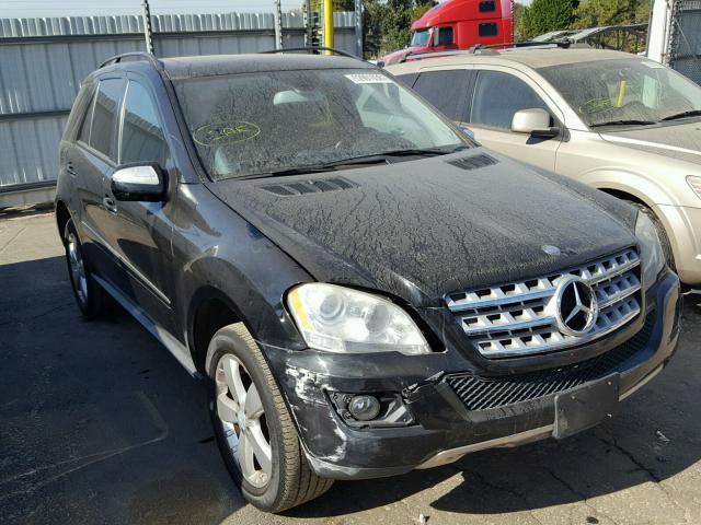 4JGBB86EX9A519712 - 2009 MERCEDES-BENZ ML 350 BLACK photo 1