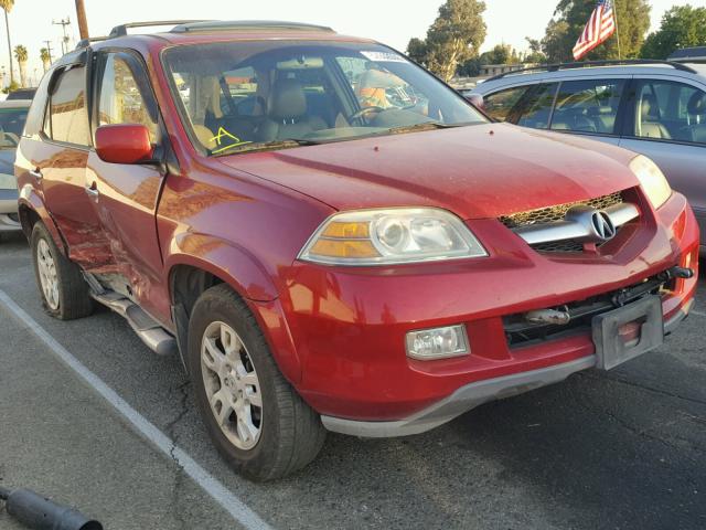 2HNYD18775H519445 - 2005 ACURA MDX TOURIN BURGUNDY photo 1