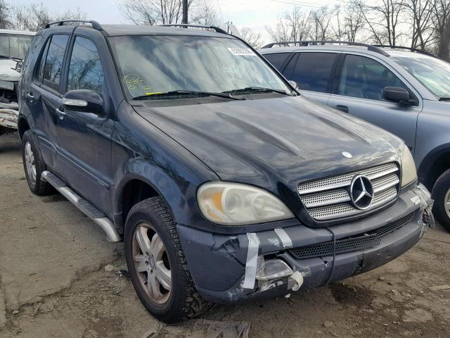 4JGAB57E65A548093 - 2005 MERCEDES-BENZ ML 350 BLACK photo 1