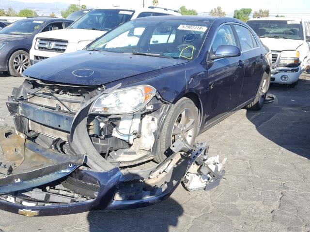 1G1ZJ57B69F199714 - 2009 CHEVROLET MALIBU 2LT BLUE photo 2