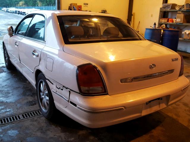 KMHFU45E62A165120 - 2002 HYUNDAI XG 350 WHITE photo 3