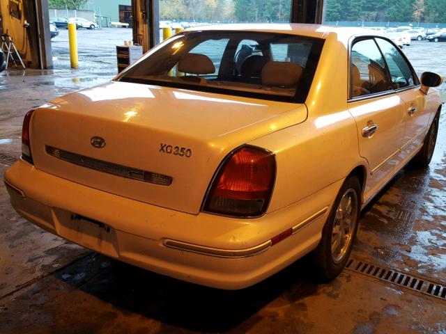 KMHFU45E62A165120 - 2002 HYUNDAI XG 350 WHITE photo 4