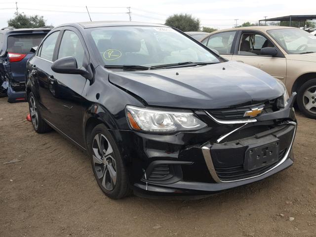 1G1JF5SB3J4105066 - 2018 CHEVROLET SONIC PREM BLACK photo 1