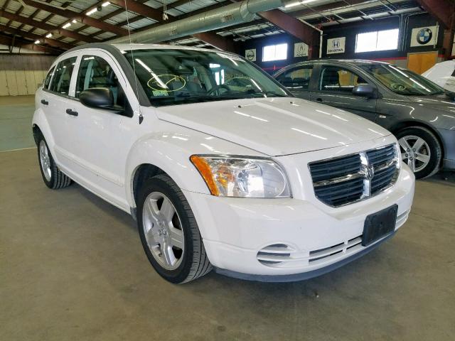 1B3HB48BX8D673037 - 2008 DODGE CALIBER SX WHITE photo 1